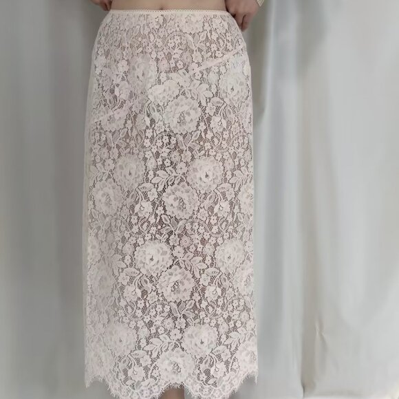 Nandi Lace Skirt - Calla Lily